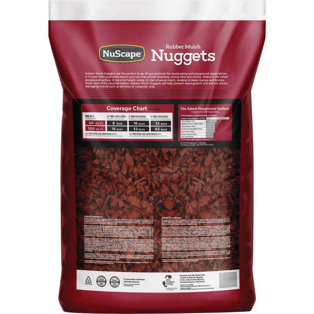 NuScape Rubber Mulch Red