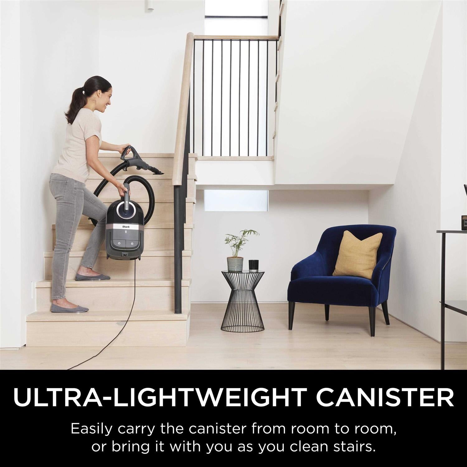 Shark Bagless Corded Canister Vacuum