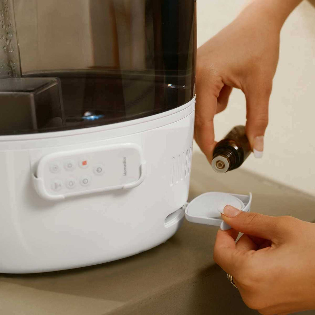 Homedics Warm/Cool Mist Ultrasonic Humidifier W/uv-c Technology & Remote