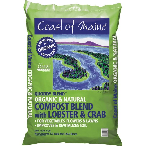Coast of Maine Quoddy Blend 1 Cu. Ft. 26 Lb. Organic & Natural Compost