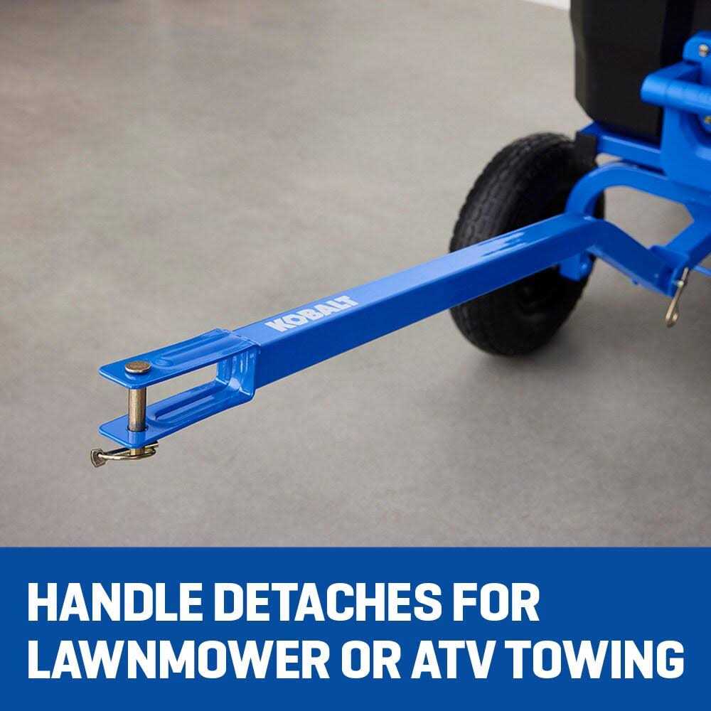 Kobalt 7-cu ft Poly Yard Cart 52303