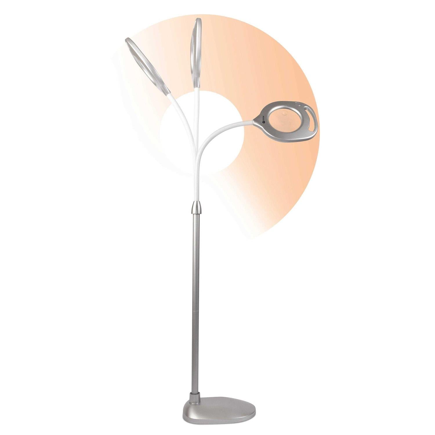 OttLite 2-in-1 LED Magnifier Floor and Table Light