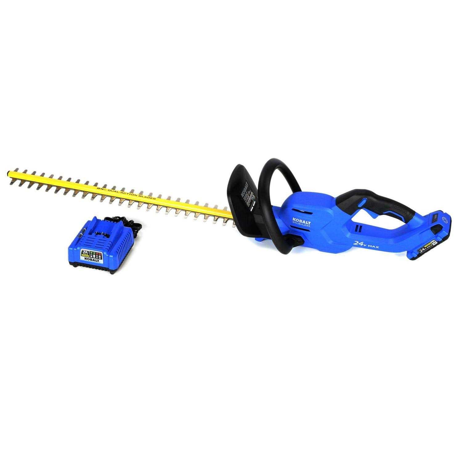 Kobalt 24-Volt Max 24-in Dual Cordless Electric Hedge Trimmer