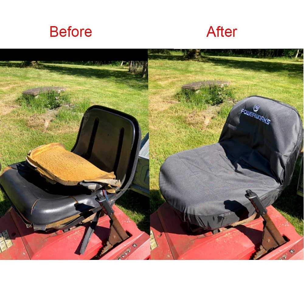 Powerworks Deluxe Riding Lawn Mower Seat Cover Medium