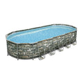 Coleman Power Steel 26 x 12 x 52 Oval Above Ground Pool Set