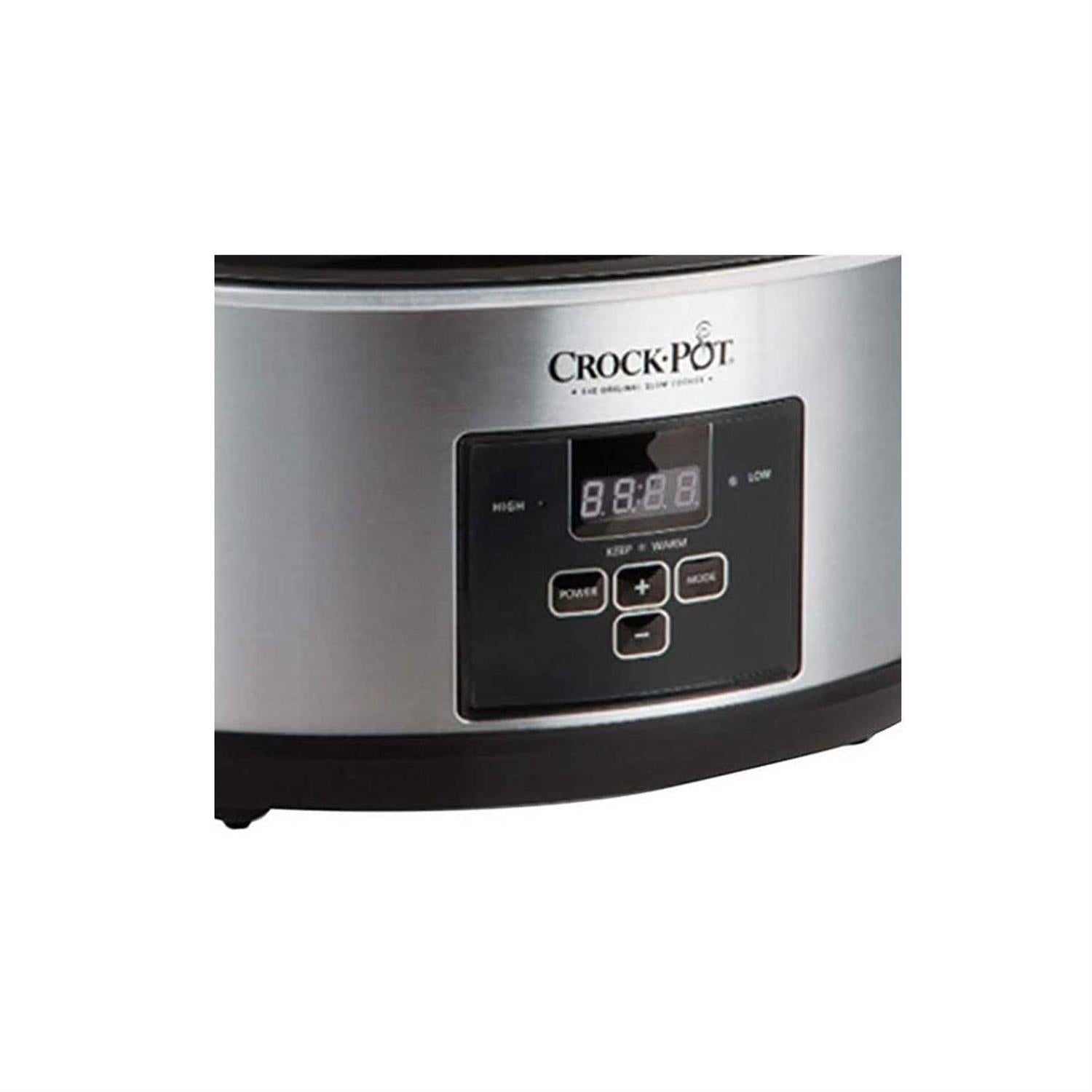 Crock-Pot Programmable Cook Carry 7 Quart Slow Cooker