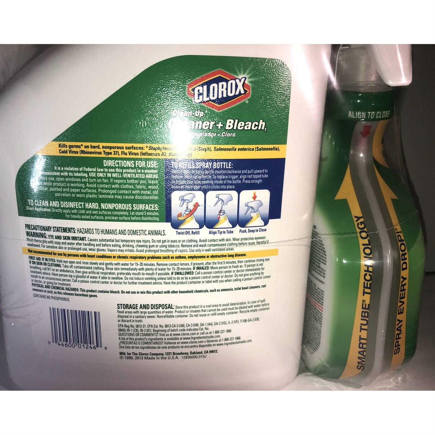 Clorox Clean-Up Cleaner with Bleach Spray Bottle