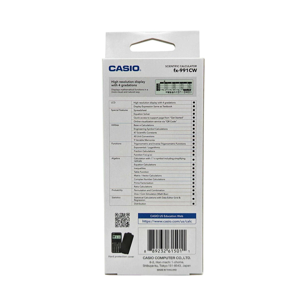 Casio FX-991CW Advanced Scientific Calculator