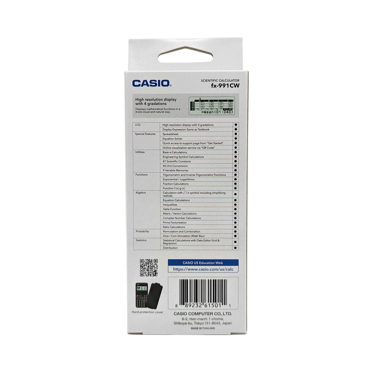 Casio FX-991CW Advanced Scientific Calculator
