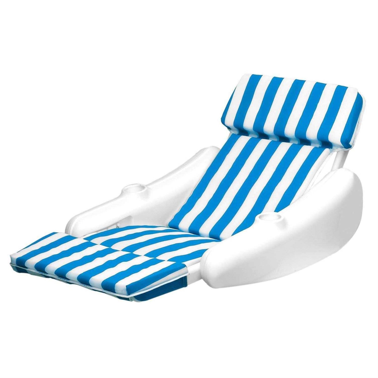 Swimline SunChaser Swimming Pool Padded Floating Luxury Lounge Chair