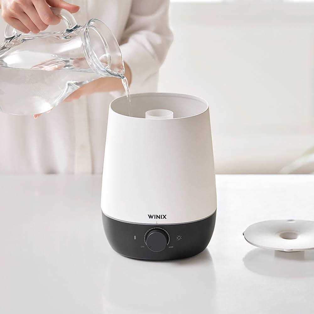 Winix L61 0.6 Gallon Ultrasonic Humidifier with Night Mood Light