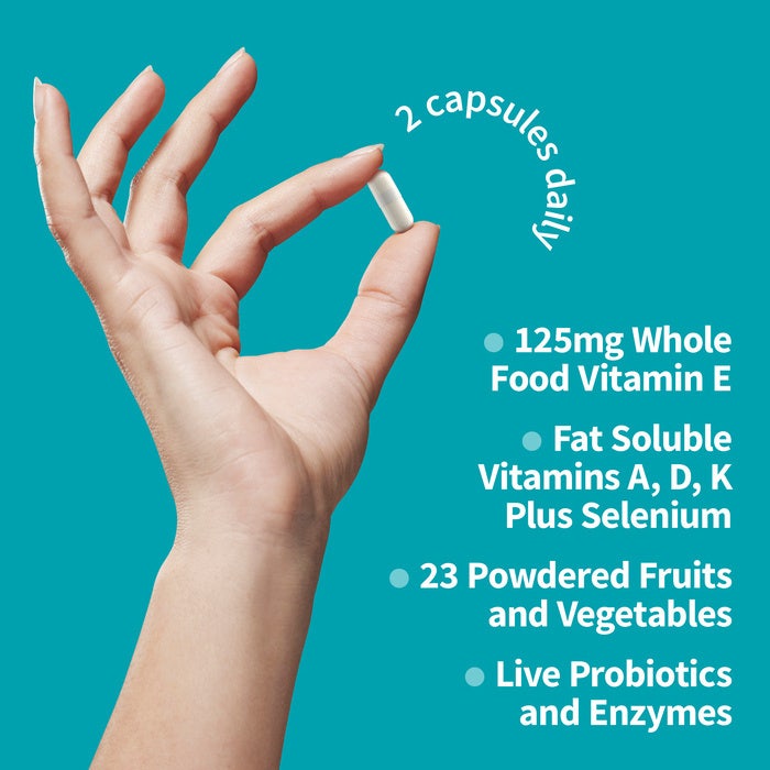 Garden of Life Vitamin Code Raw Vitamin E 60 Capsules