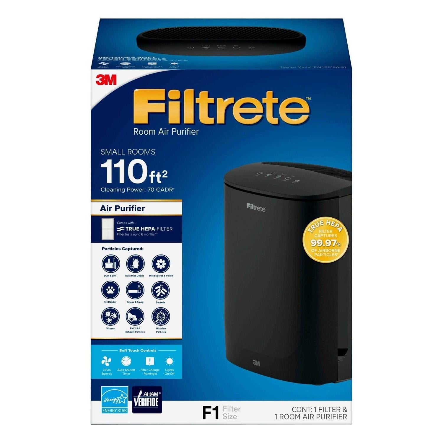 Filtrete Small Room Air Purifier FAP-C01BA-G1