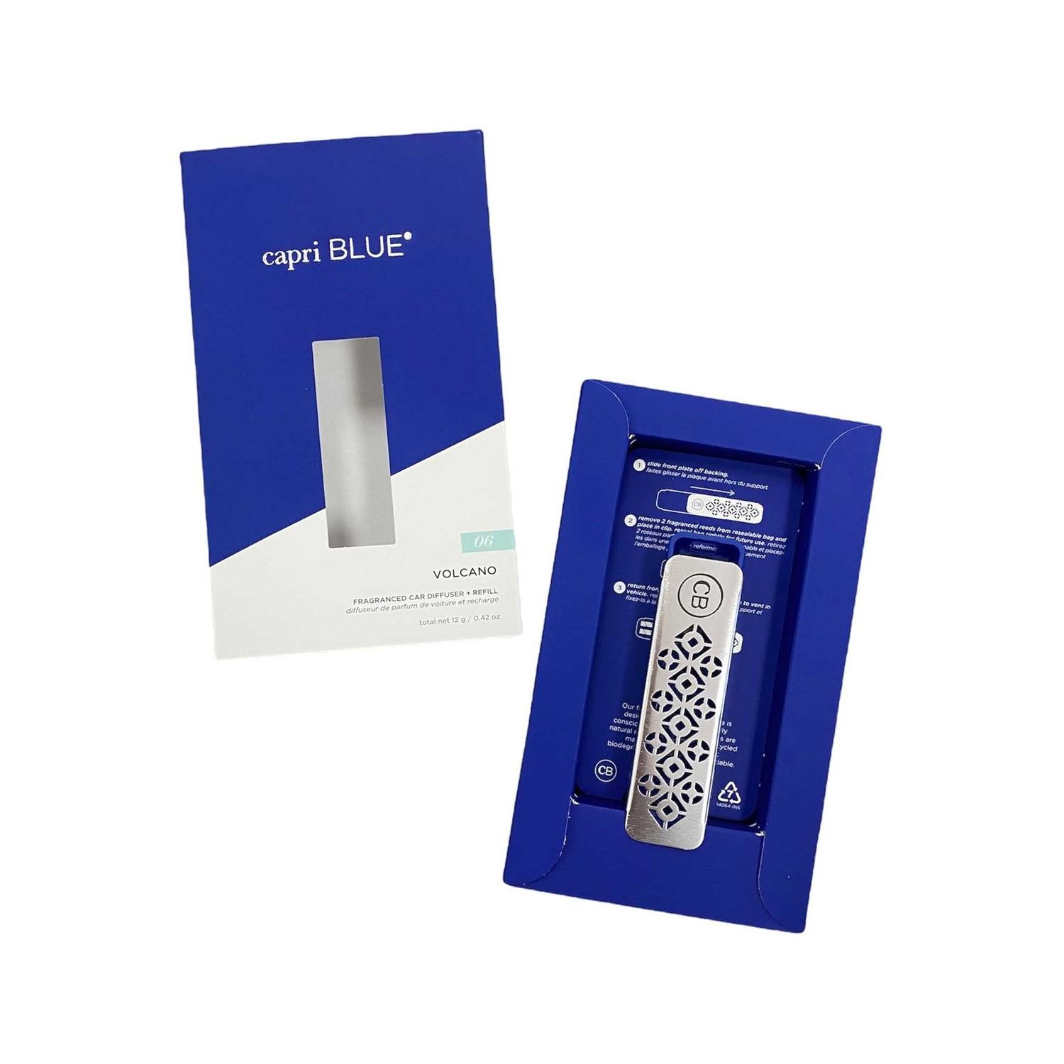 Capri Blue Car Diffuser & Refill