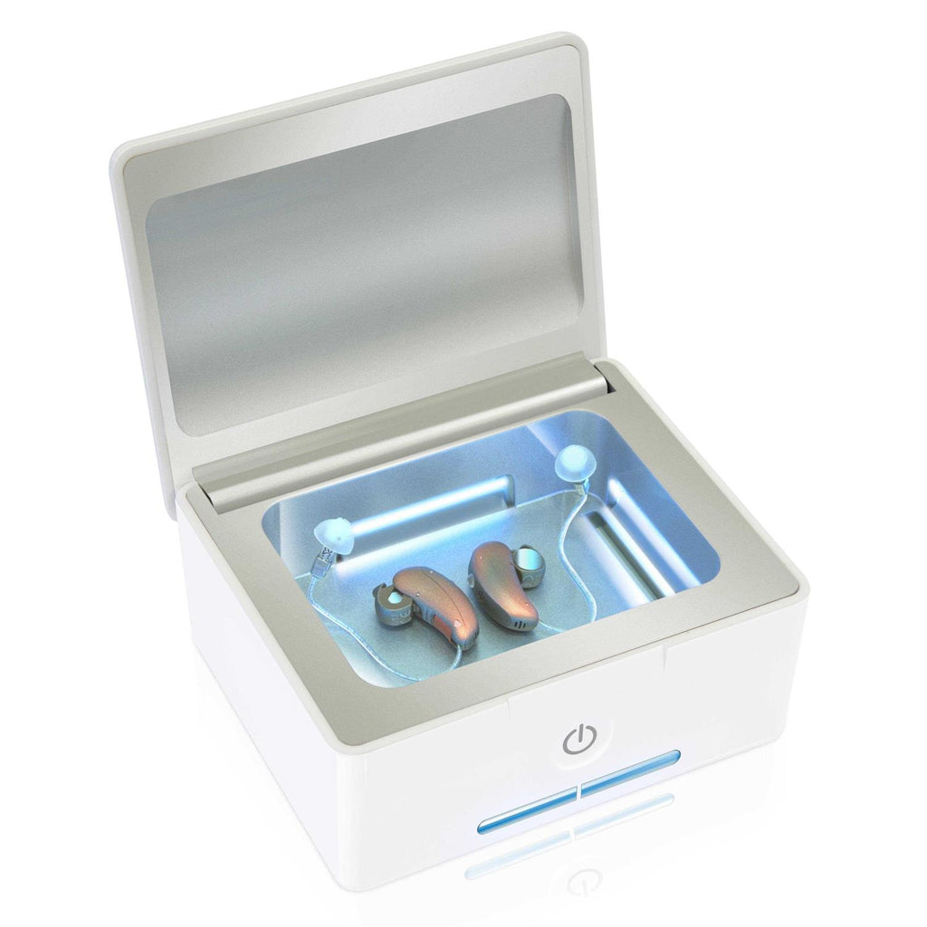 Perfectdry LUX Automatic Hearing Aid Uv-c Disinfecting and Cleaning System