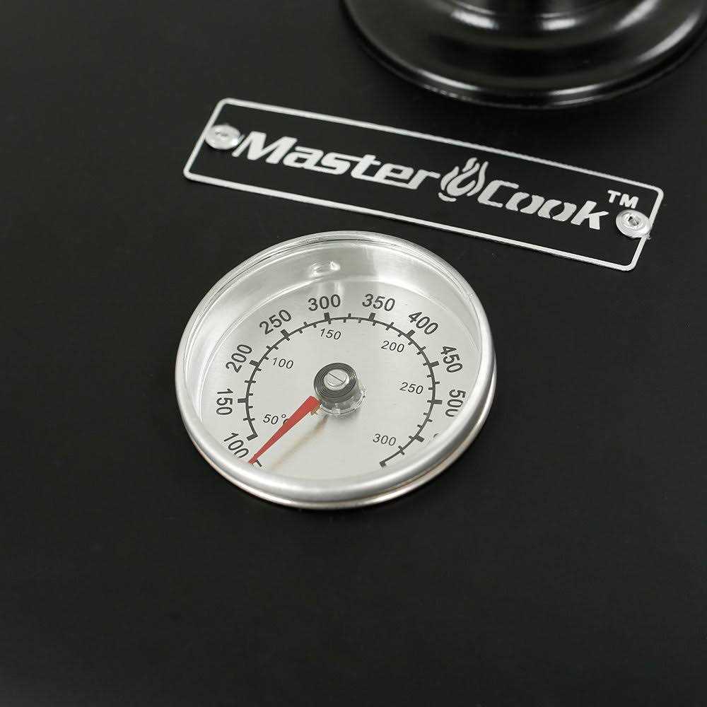 Master Cook SRCG20008 Vertical 16 in. Steel Charcoal Smoker