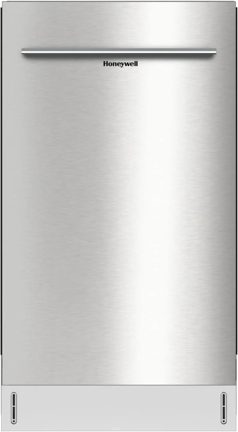 Honeywell 18 Inch Dishwasher with 8 Place settings, 6 Washing Programs, Stainless Steel Tub, UL/Energy Star Stainless Steel