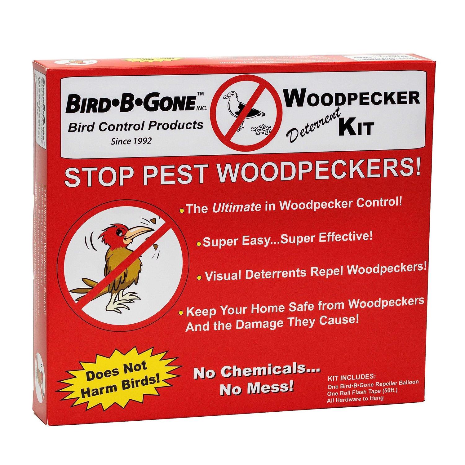 Bird B Gone Woodpecker Deterrent Kit