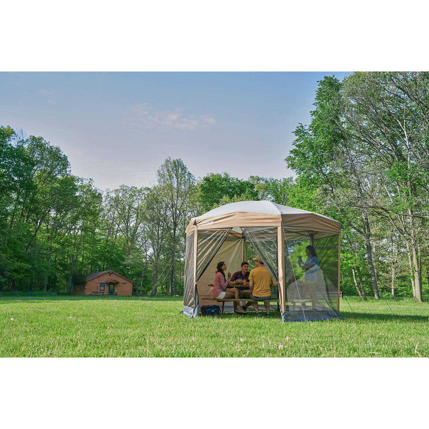 Coleman Instant 12′ x 10′ Backhome Screenhouse with Sidewall