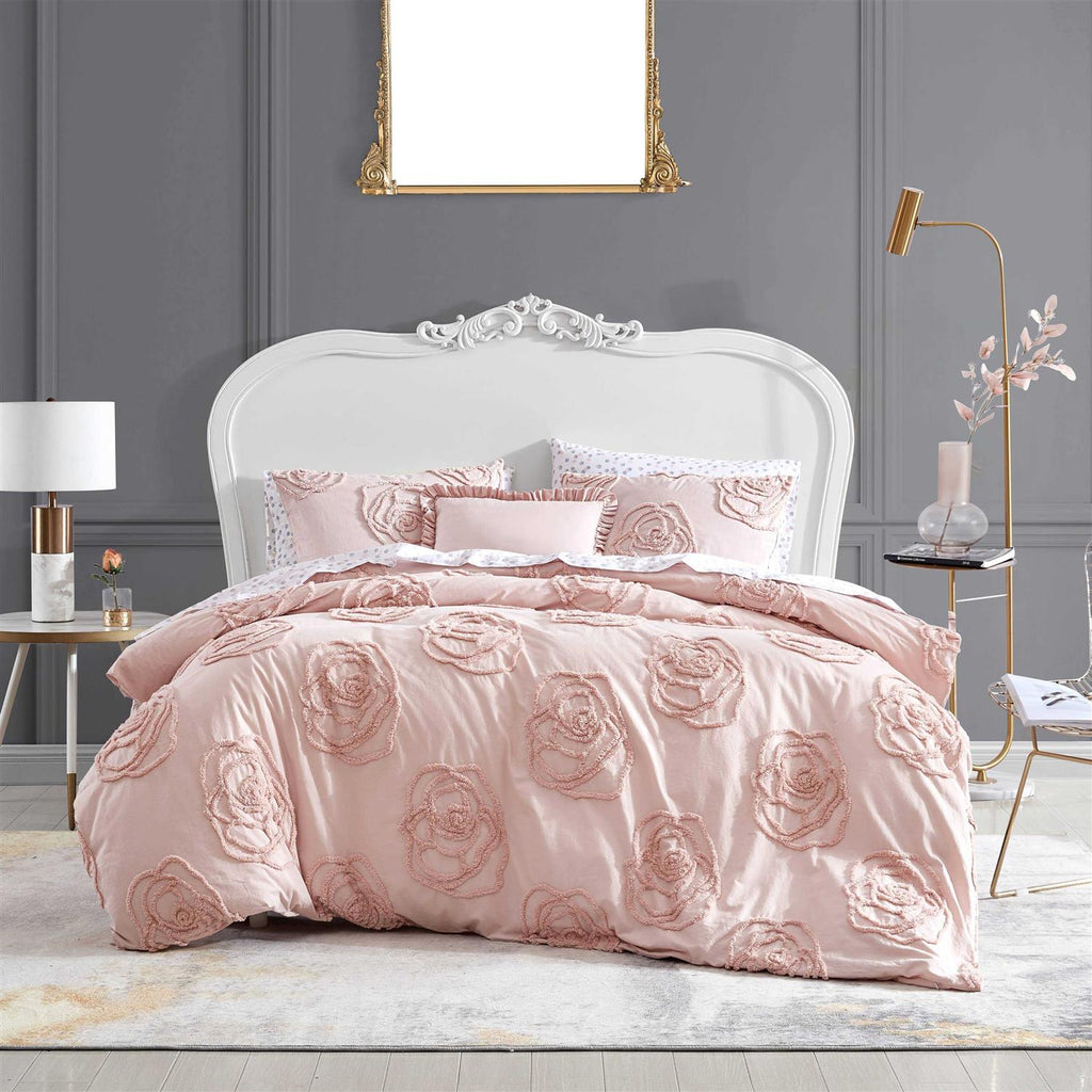 Betsey Johnson Rambling Rose 4-Piece Duvet Cover Set