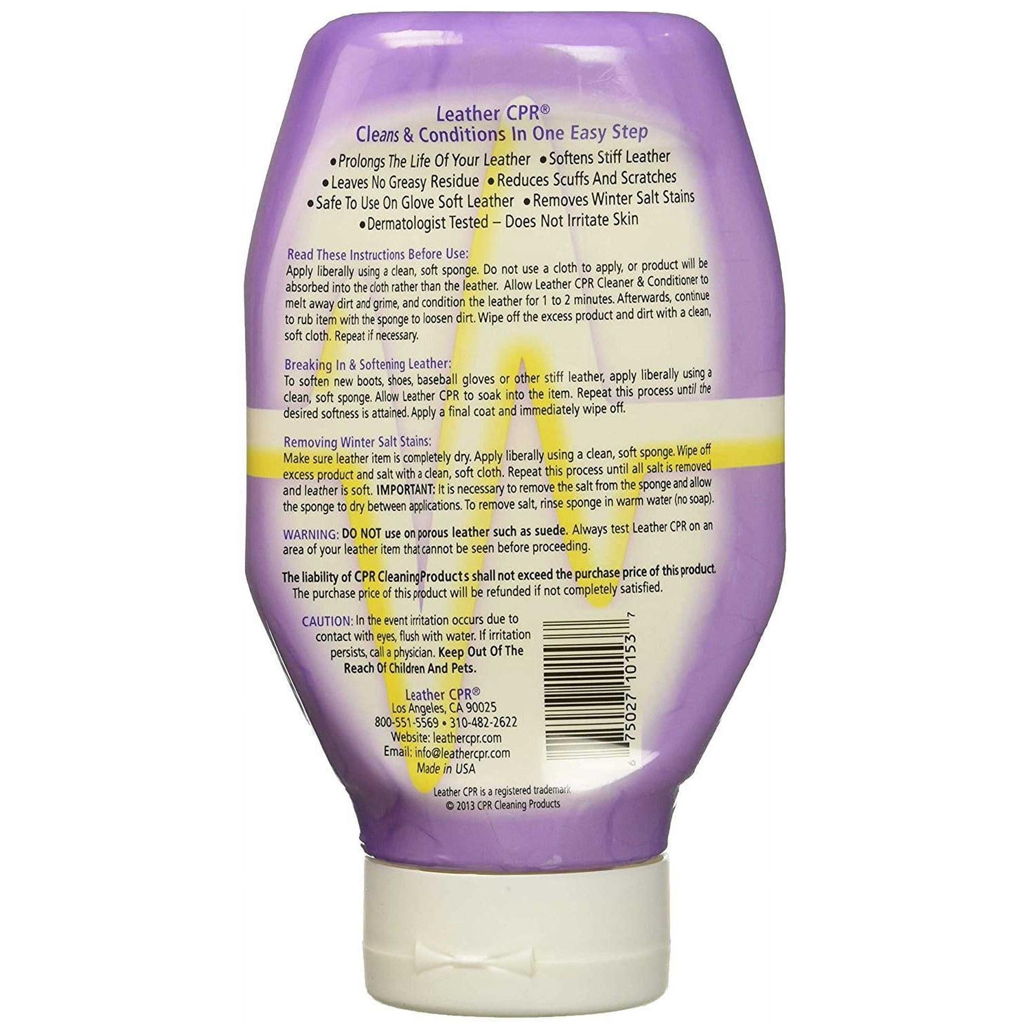 Leather CPR Cleaner Conditioner