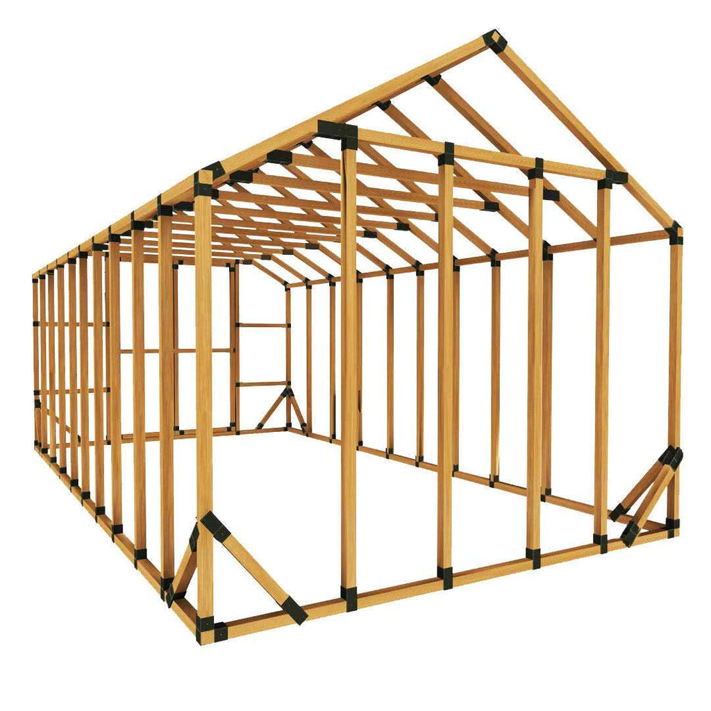 E-Z Frames 10 ft. x 20 ft. DIY Greenhouse Bracket Kit