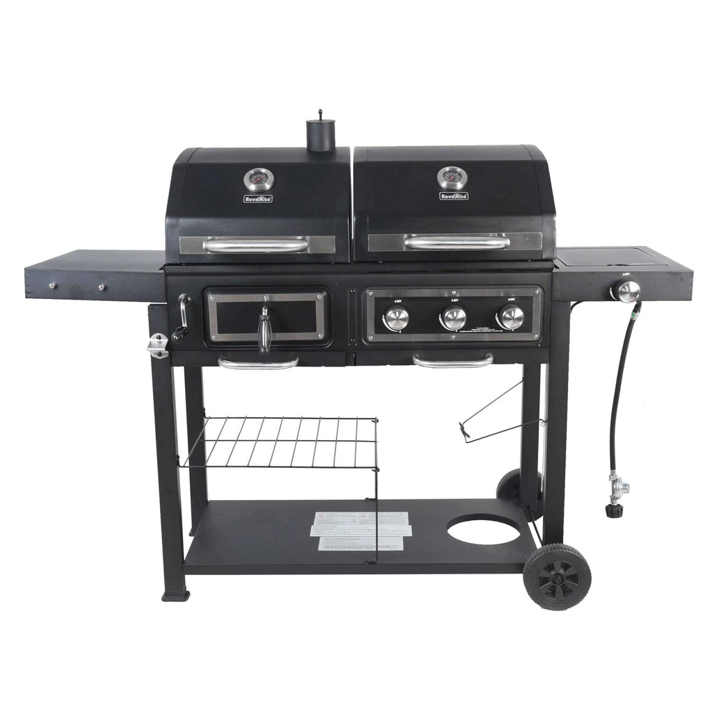 Revoace Dual Fuel Gas & Charcoal Combo Grill