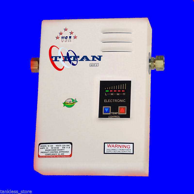 Titan 11.8 W Tankless Electric Tankless Water Heater