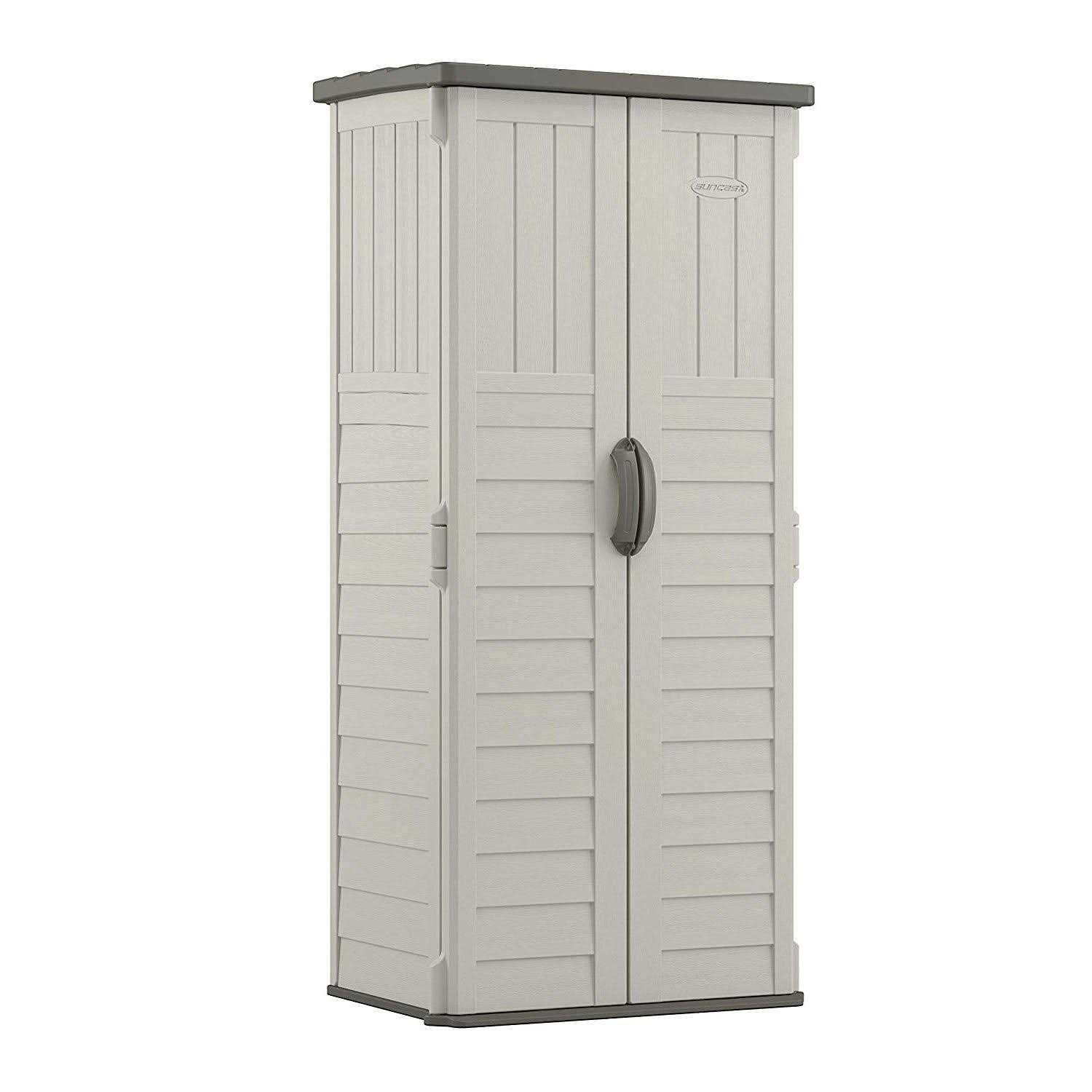 Suncast Resin Versatile Vertical Storage Shed Building