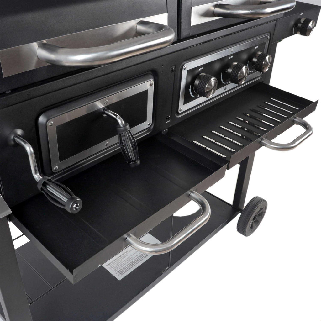 Revoace Dual Fuel Gas & Charcoal Combo Grill