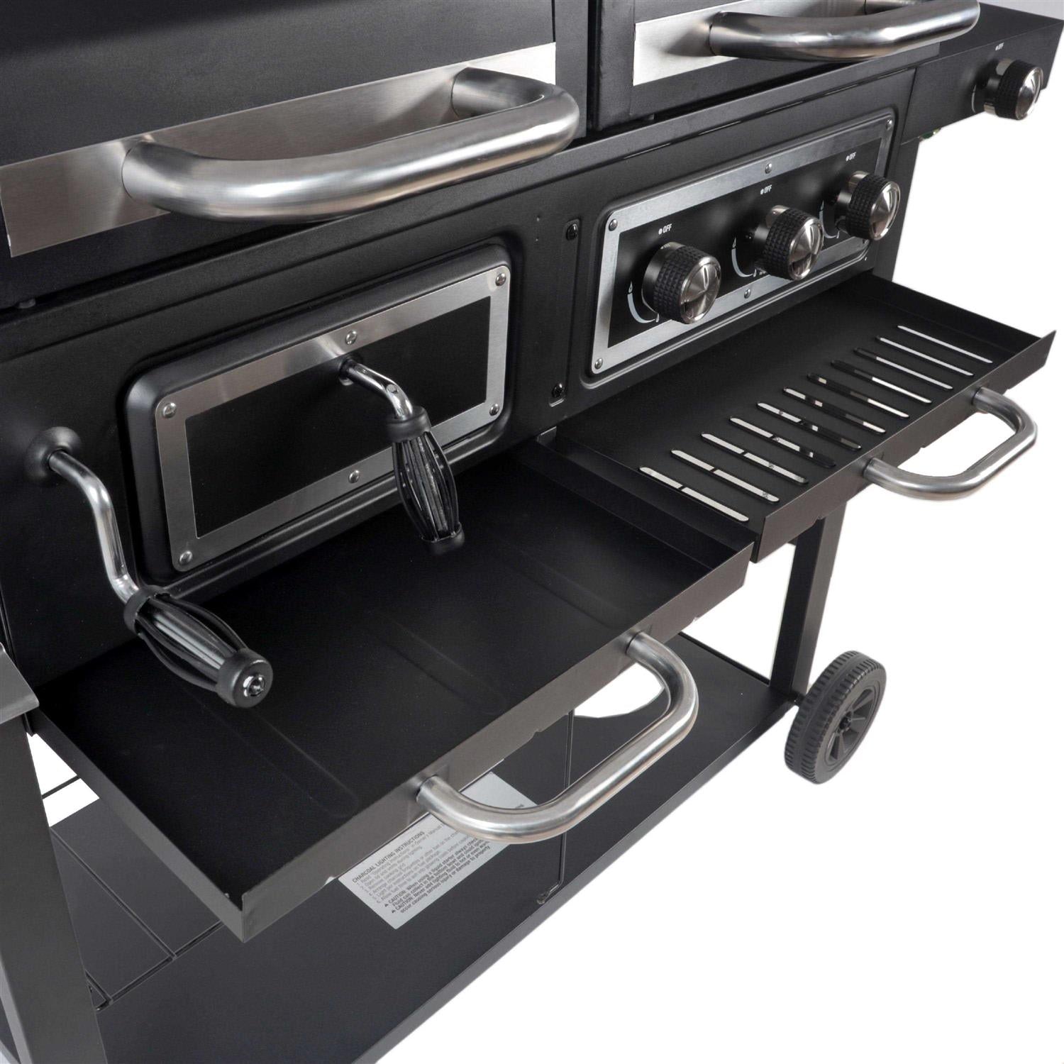 Revoace Dual Fuel Gas & Charcoal Combo Grill