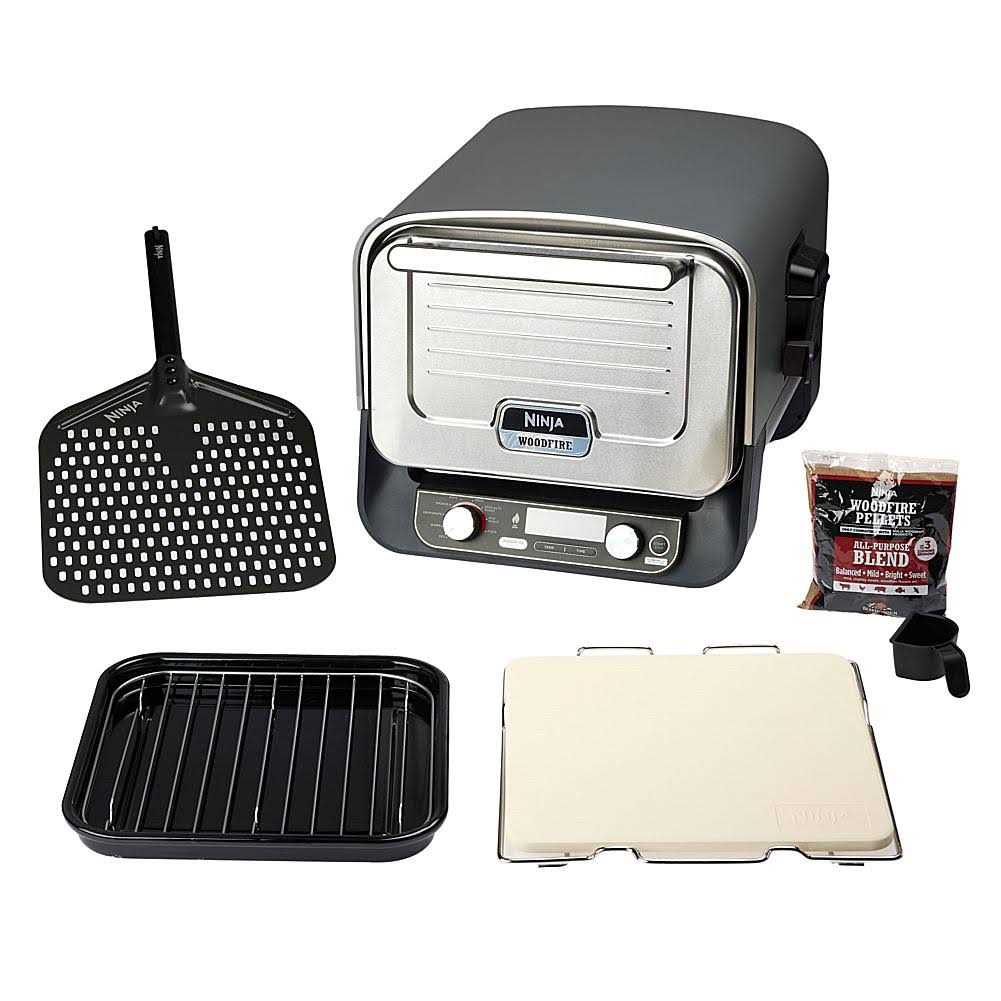 Ninja Woodfire 8-in-1 Outdoor Oven with Pizza Peel