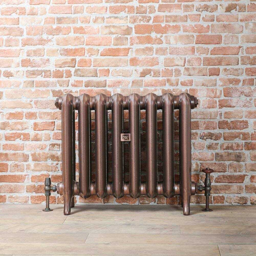 Hudson Reed Authentic Cast Iron Radiators Horizontal Heating 4 Column 8 Sections