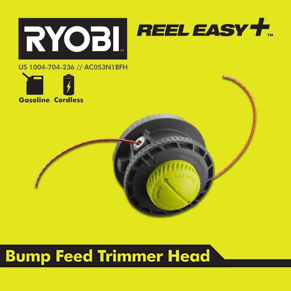 RYOBI REEL EASY+ Bump Feed String Head with Speed Winder