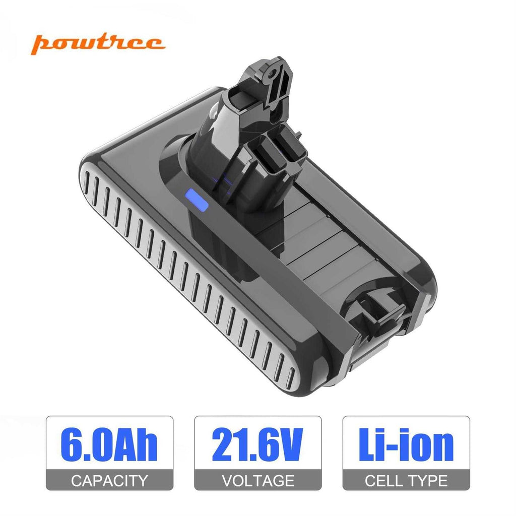 Upgraded 6000mAh V6 SV04 vtc4 Battery 967810 Replacement Battery for Dyson V6 Animal Absolute Motorhead Slim SV03 SV04 SV05 SV06 SV07 SV09 vtc4 DC58