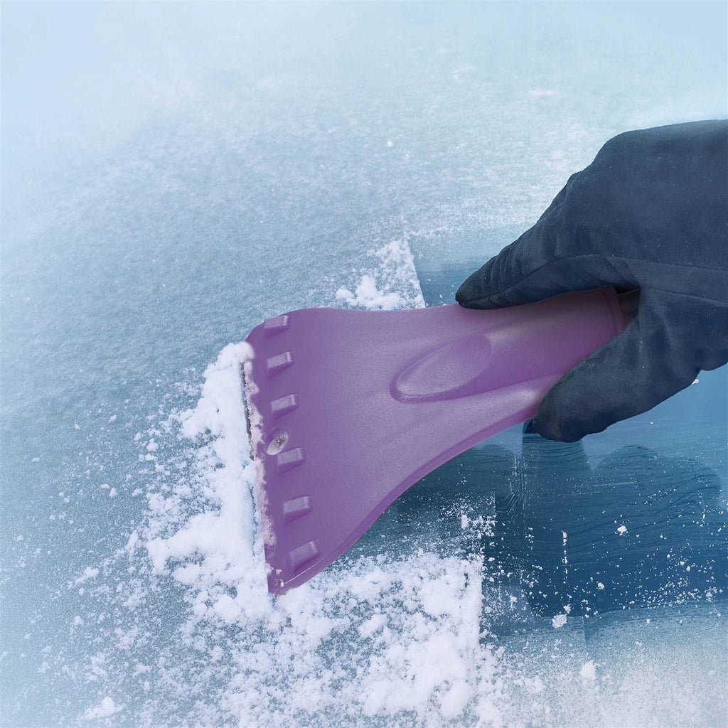 Snow Joe SJBLZD-ECM-LED-BLK 3-In-1 Telescoping Snow Broom Plus Ice Scraper