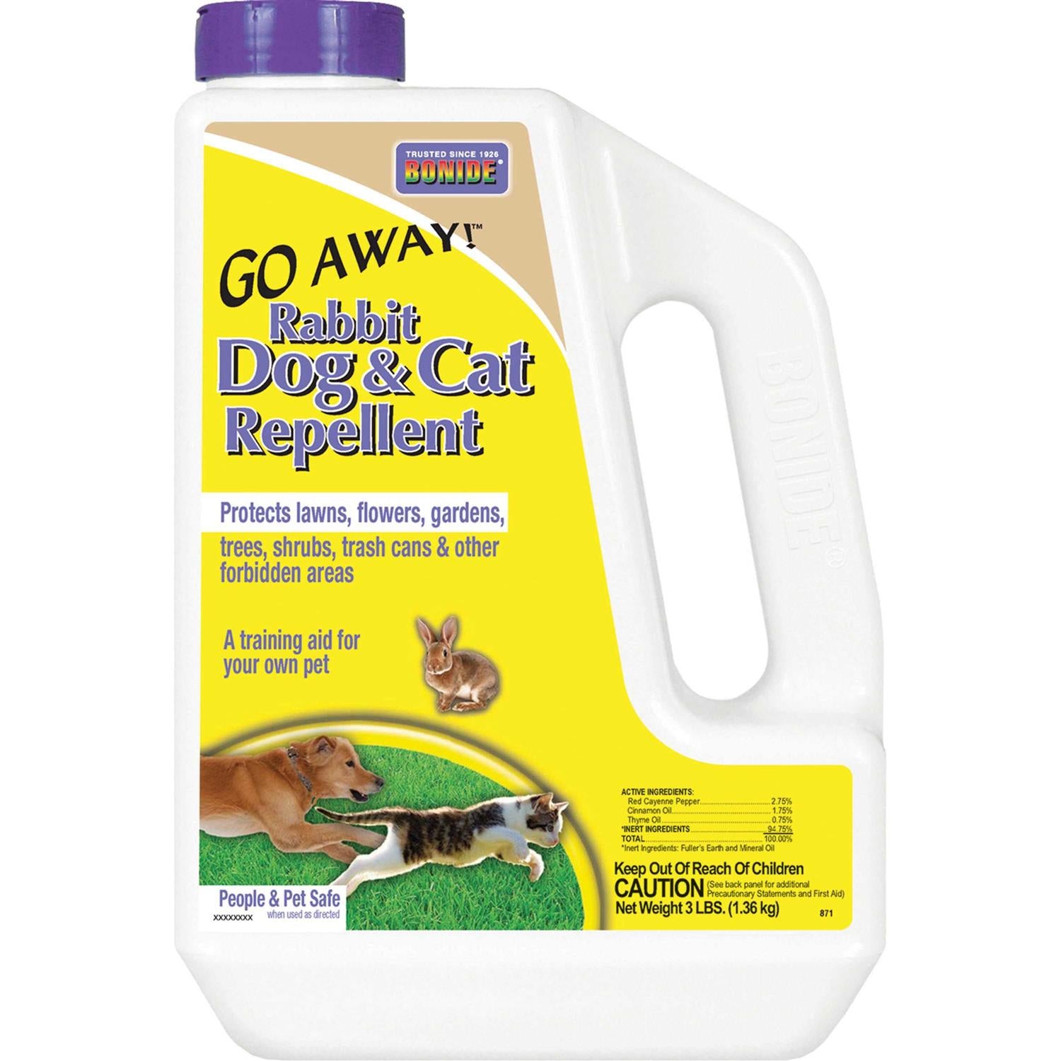 Bonide Go Away Rabbit Dog & Cat Repellent Granules