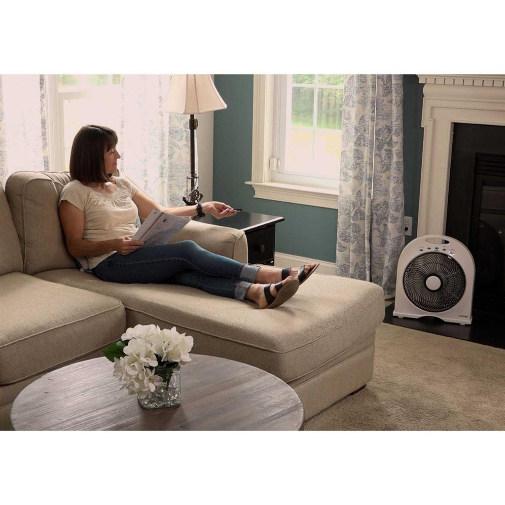 Cascade Capri 12 Portable 4-Speed Fan withRemote Control