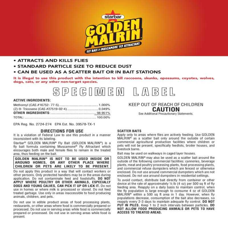 Starbar Golden Malrin Fly Bait