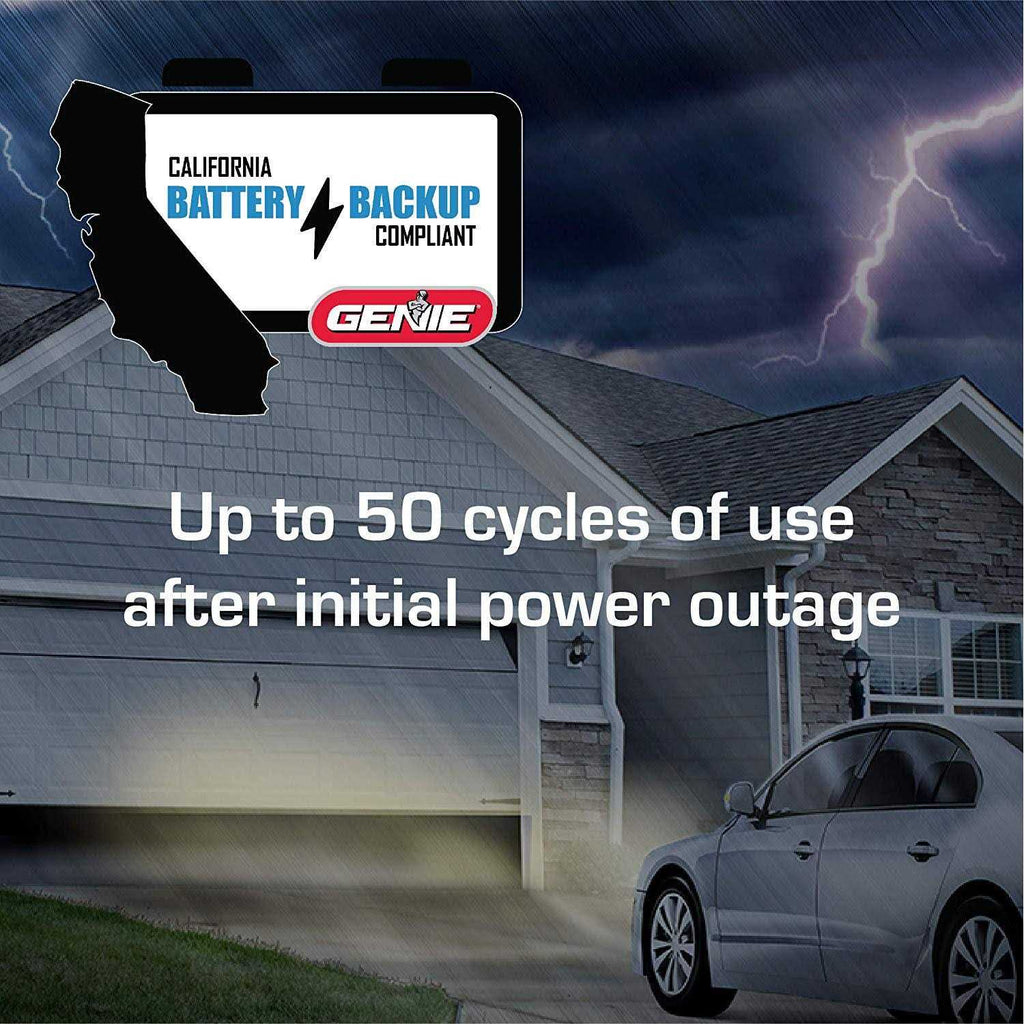 Genie 1-1/4 Hpc Smart Belt Drive Garage Door Opener Wi-fi Compatibility Battery Back-up 7155-TKVE