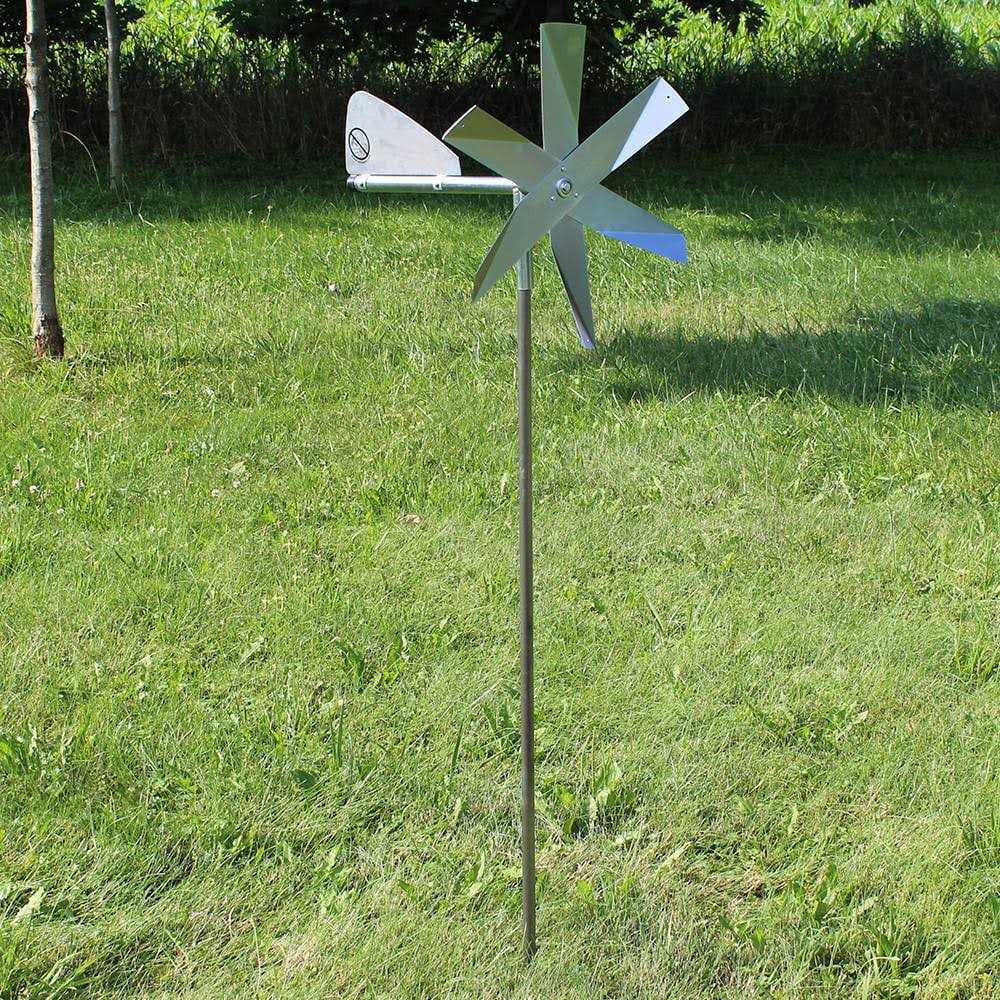 Lehman’s Mole Chasing Humane Deterrent Windmill Covers 20,000 Feet Using Vibrations from Wind