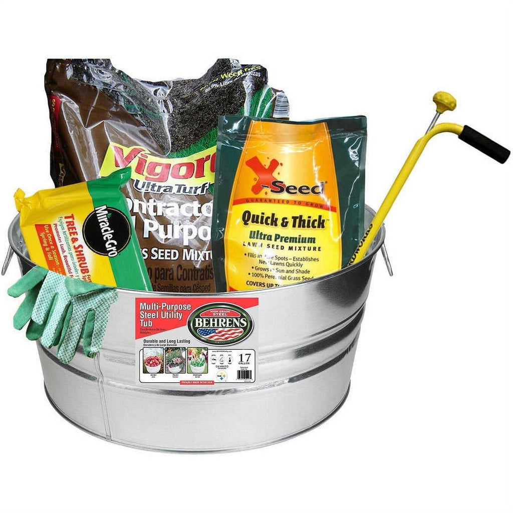 Behrens 17 gal Round Galvanized Steel Tub