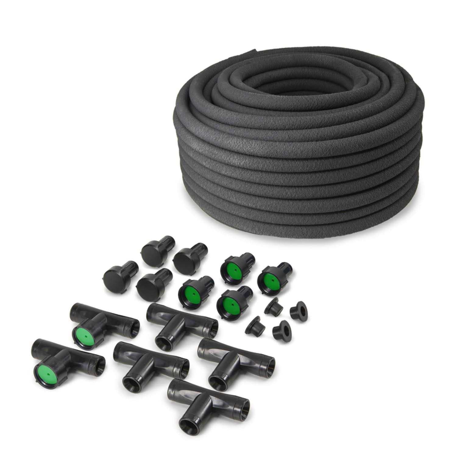 Miracle-Gro Smart Soaker 3/8 in. D x 100 ft. L Black Soaker Hose