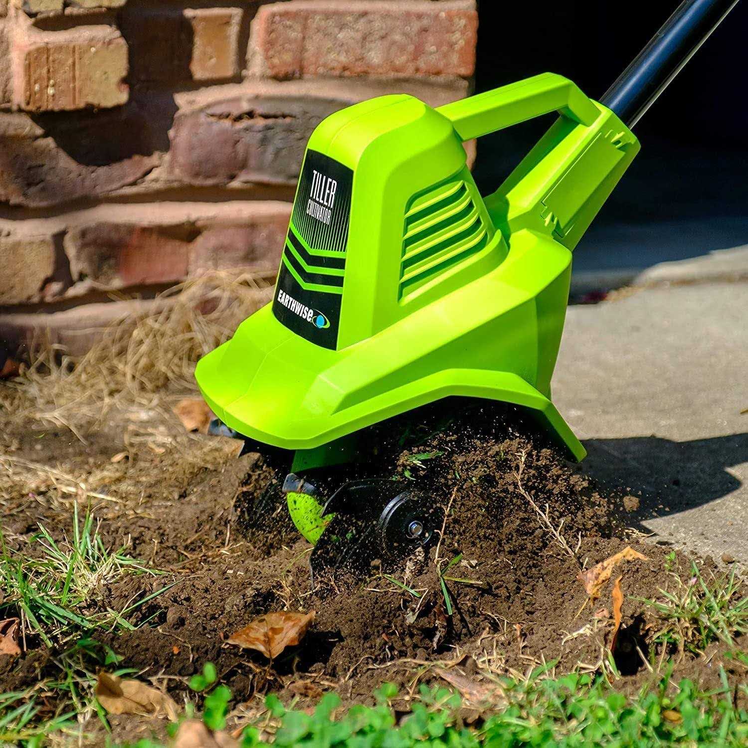 Earthwise 20-Volt 7.5-Inch Cordless Electric Garden Tiller Cultivator TC70020IT