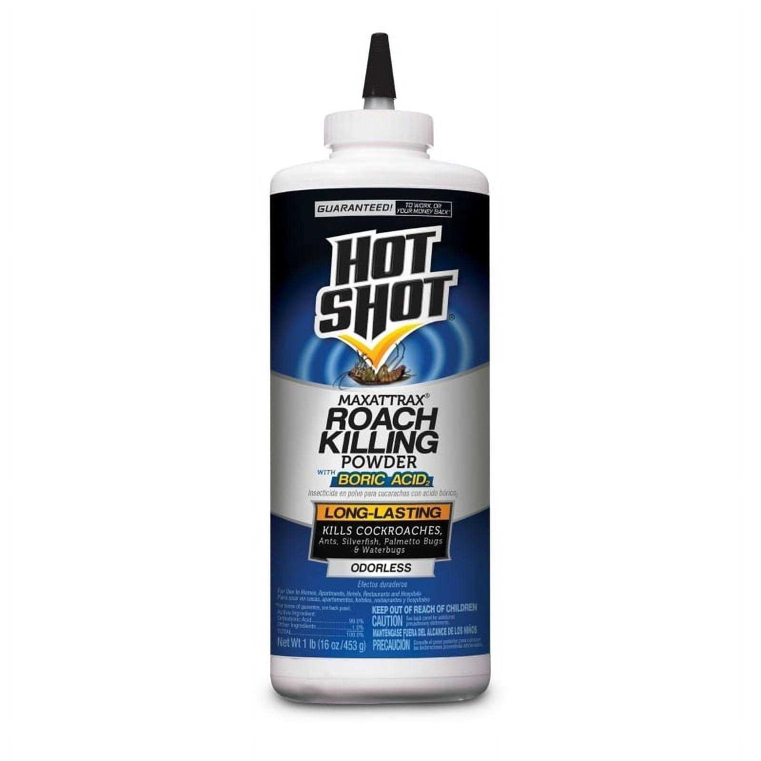 Hot Shot MaxAttrax Roach Killing Powder with Boric Acid