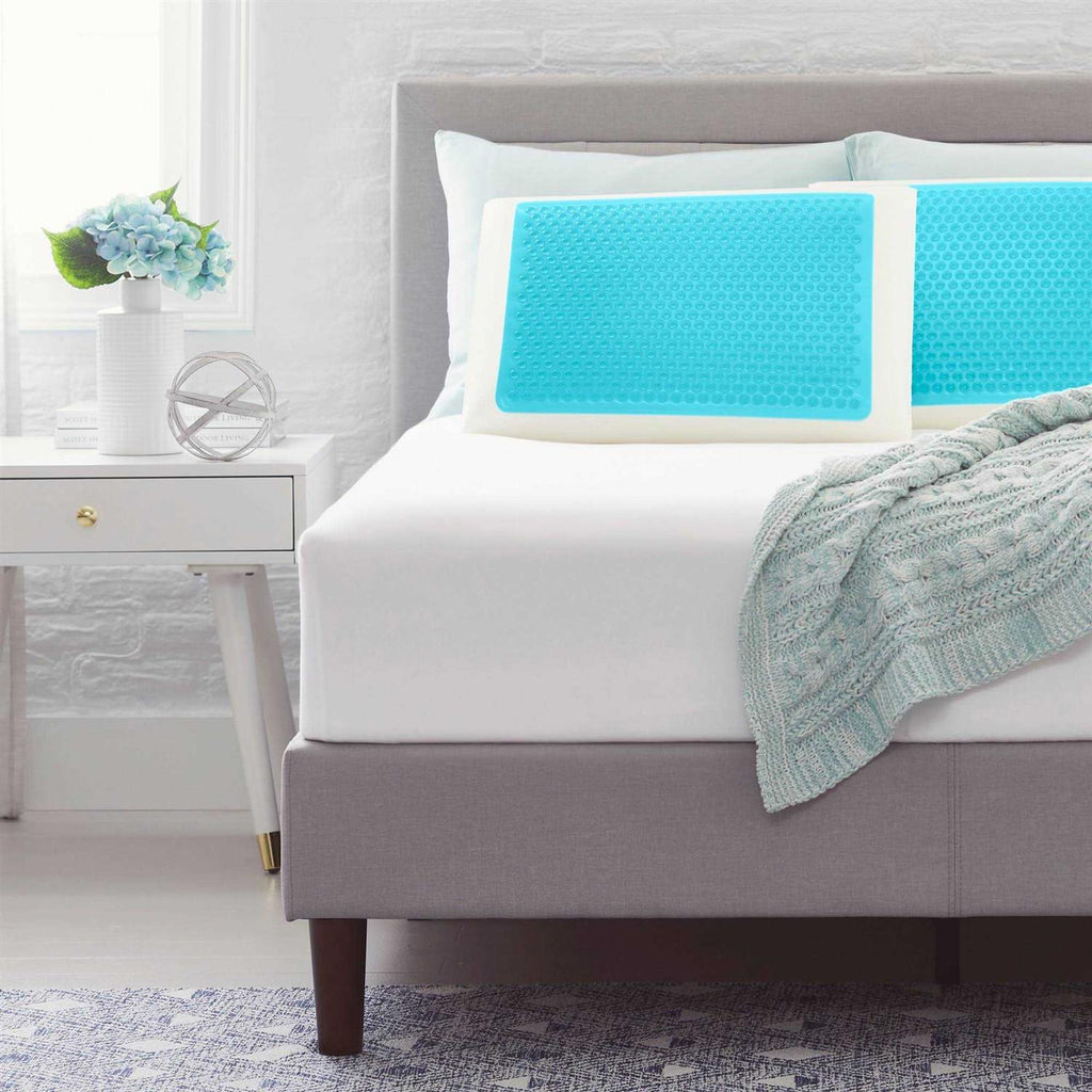 Comfort Revolution Standard Bubble Gel & Memory Foam Pillow
