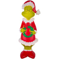 Dr. Seuss’ The Grinch Lighted Blow Mold Outdoor Dcor Grinch holding a Wreath
