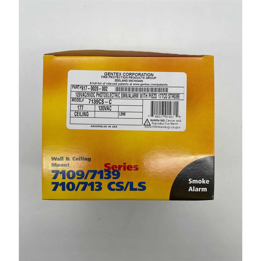 Gentex 7139CSC Smoke Alarm 7139CS-C