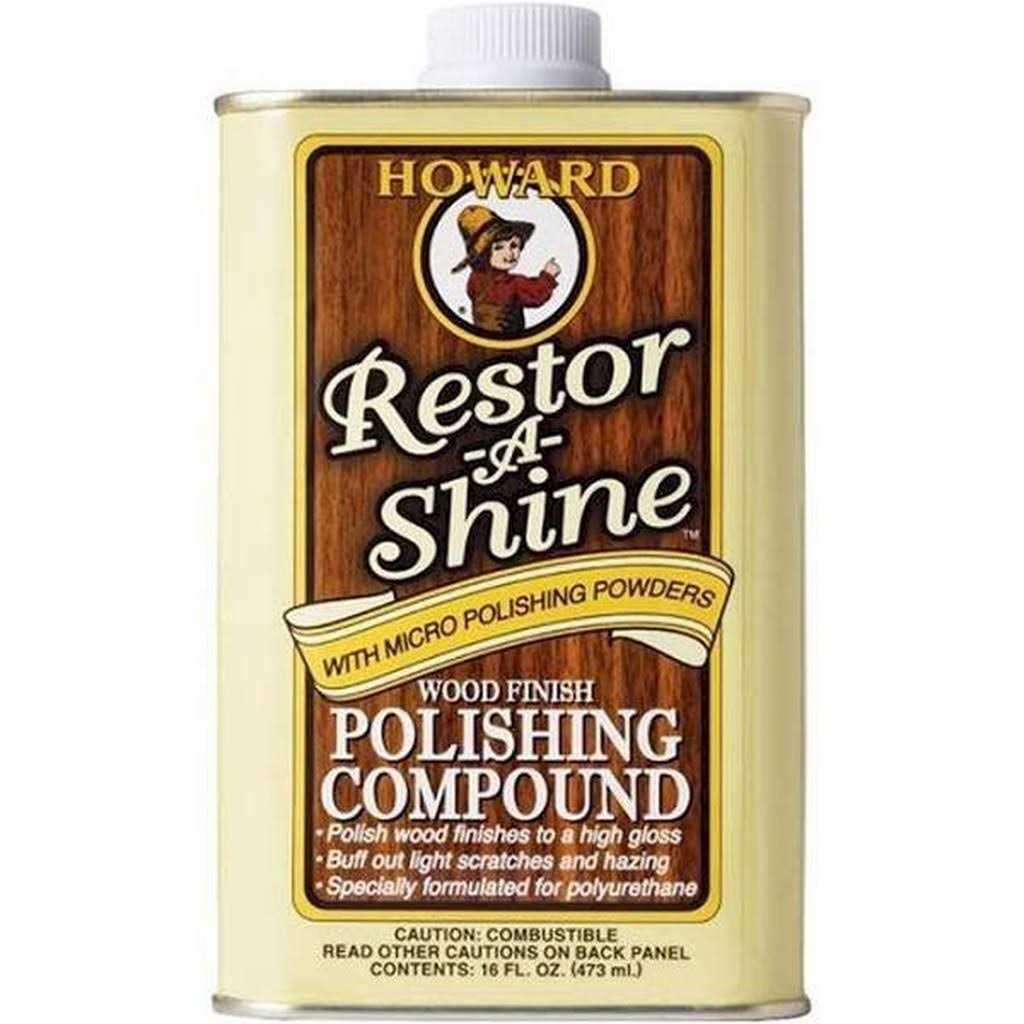 Howard Restor-A-Shine Wood Finish Polishing Compound