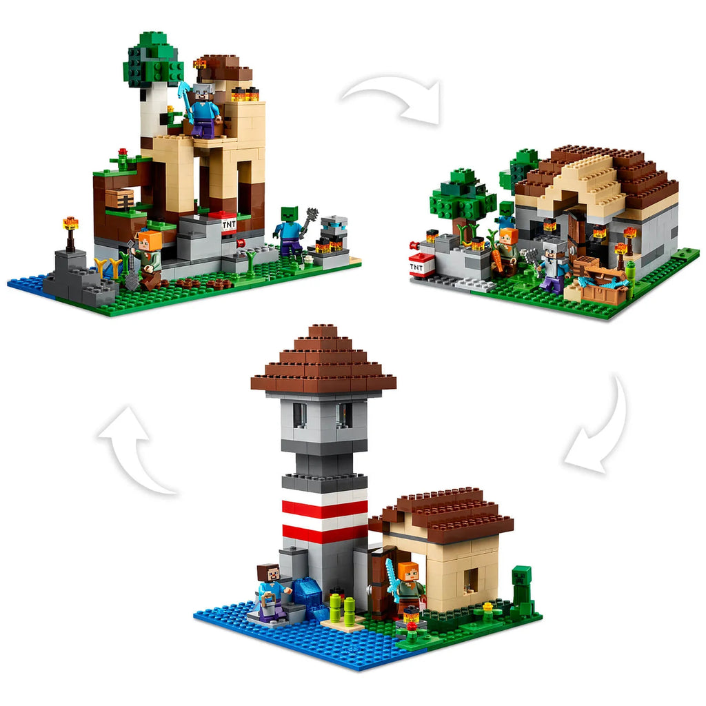 LEGO Minecraft: The Crafting Box 3.0 Fortress Farm Set (21161)